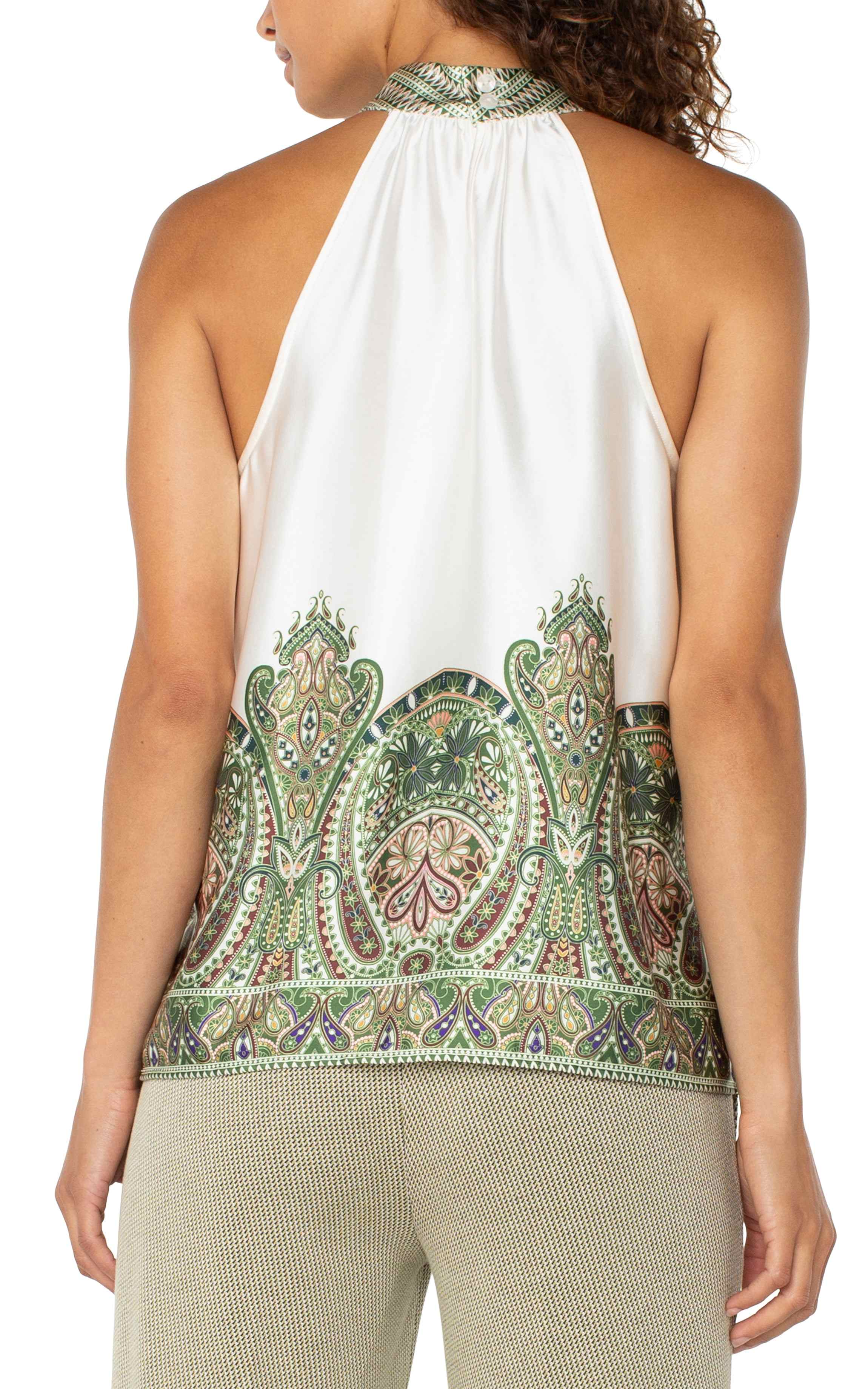 LPLA Olive Paisley Halter