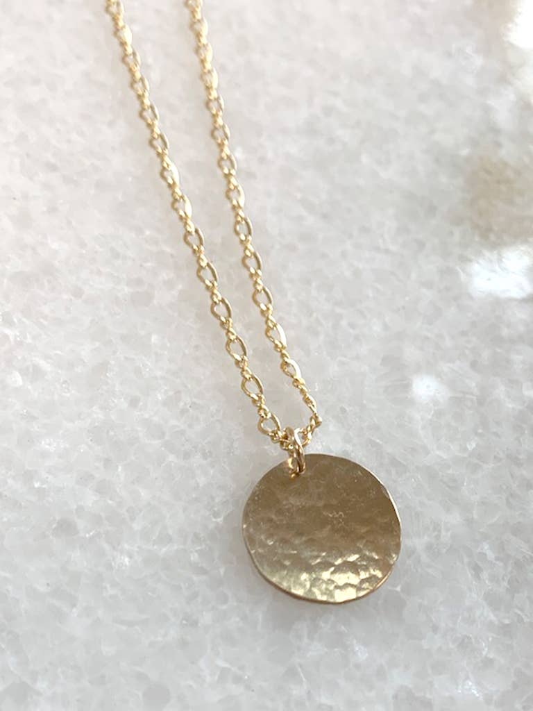 Stunner Coin Necklace 14k gold filled