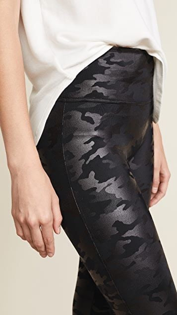 Spanx faux leather camo leggings – j.jules fashion